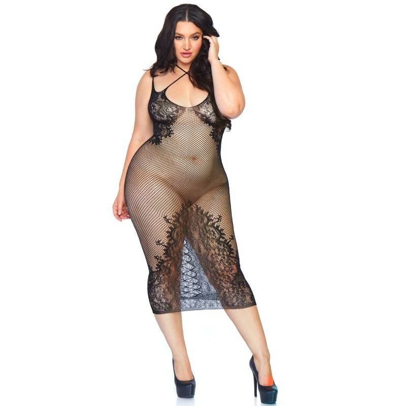 Leg Avenue - Robe Lisse Double Bracelet 1X-2X | SexDelice – Image 2
