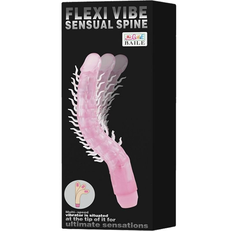 Baile - Flexi Vibe Sensual Spine Gode Vibrant Pliable Lilas 23.5 CM | SexDelice – Image 3