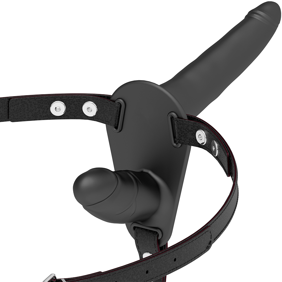 Fetish Submissive Harness - Double Pénétration Noir | SexDelice