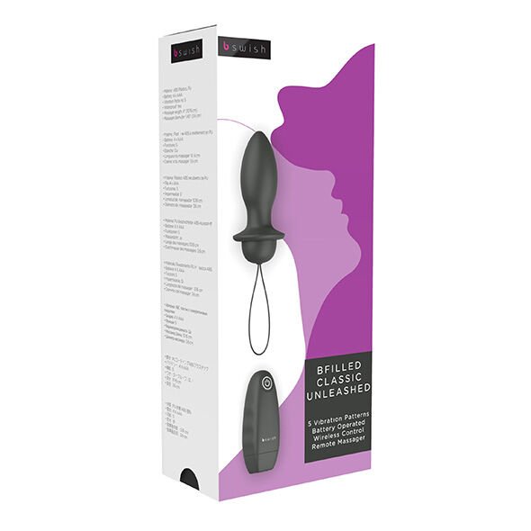 B Swish - Bouchon Vibrant Classique Bfilled Noir | SexDelice – Image 7