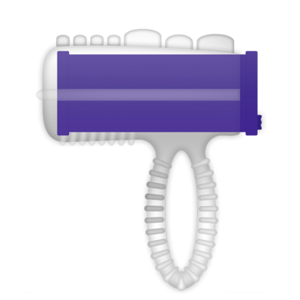 Casual Love - Ring Vibrator Lilac Tongue | SexDelice