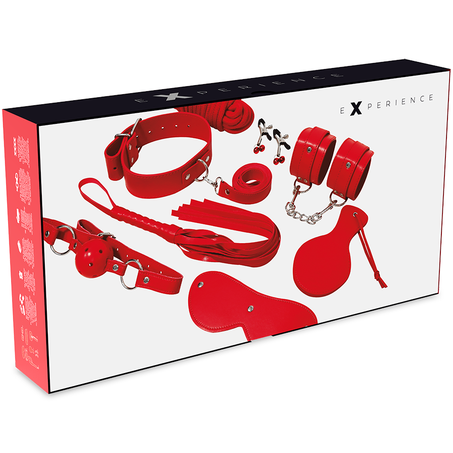 Experience - Kit Fétiche BDSM Rouge pour Couple Débutant – Image 3