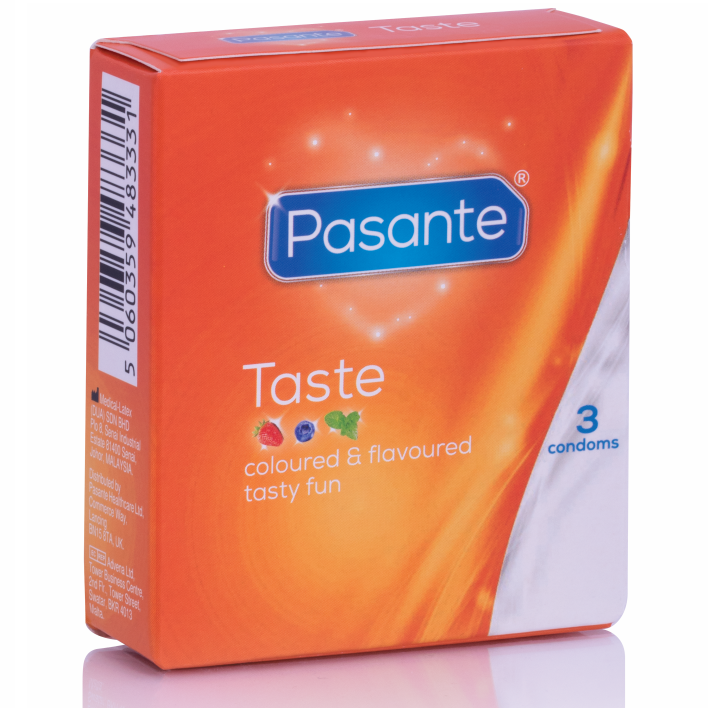Pasante - Préservatifs Saveurs 3 Unités | SexDelice