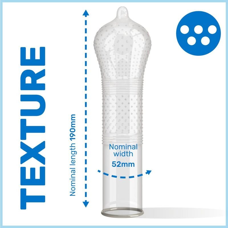 Préservatifs Ribs Dots Intensity Nervures Prononcées 52mm x12 – Image 4