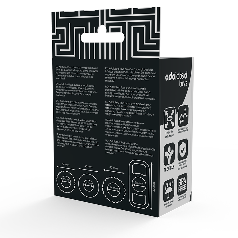 ADDICTED TOYS - ENSEMBLE DANNEAU PÉNIAL 4 PIÈCES – Image 9