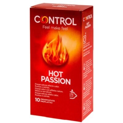 <h3>Préservatifs Control Hot Passion - Effet chauffant - Boîte de 10 unités</h3>