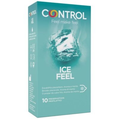 <h3>Préservatifs Control Ice Feel - Effet menthe - Boîte de 10 unités</h3>