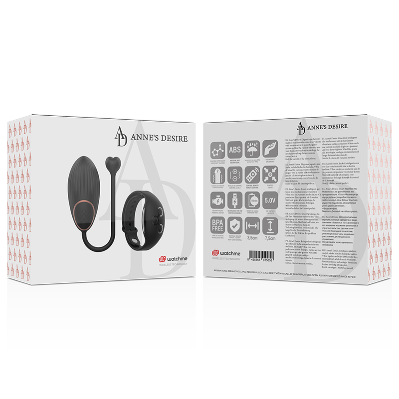 Anne'S Desire - Egg Technologie Sans Fil Watchme Noir | SexDelice – Image 12