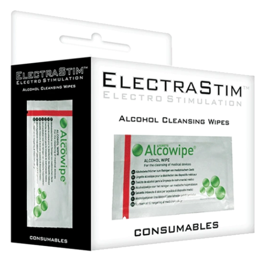 Electrastim - Lingettes Nettoyantes À L'Alcool 10 Unités | SexDelice
