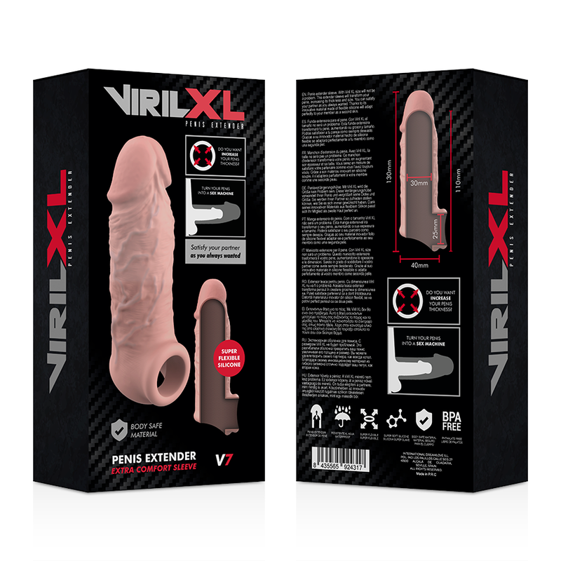 VIRILXL - EXTENSION NATURELLE DU PÉNIS EN SILICONE LIQUIDE V7 – Image 10