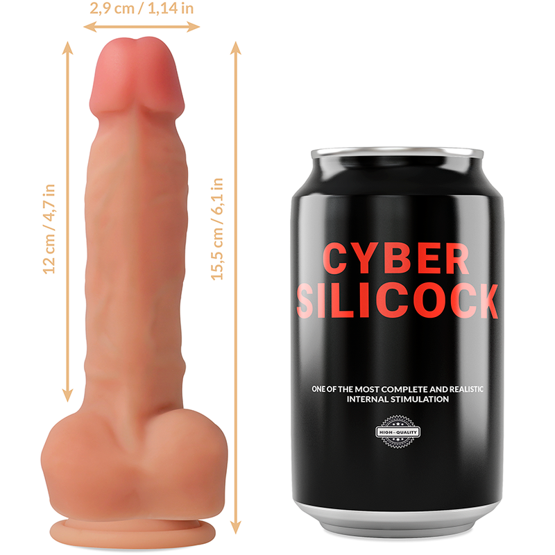 Cyber Silicock - Ansel Sangles Avec 3 Anneaux Gratuits 15.5 CM -O- 2.9 CM | SexDelice – Image 7