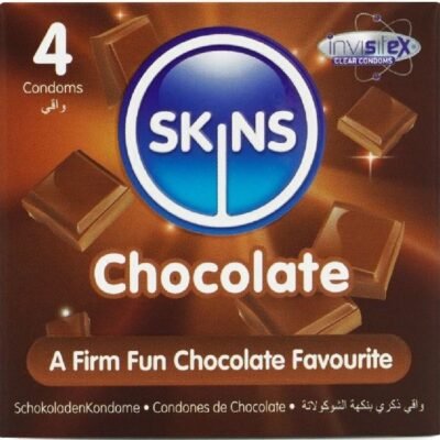 Skins - Pack De 4 Préservatifs Premium Chocolat | SexDelice