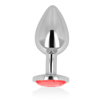 Ohmama - Plug Anal Avec Cristal Rouge 8 CM | SexDelice