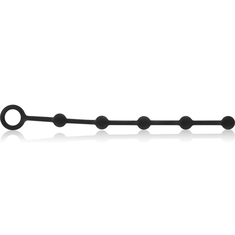 Black&silver - Chapelet Anal Korg Silicone Initiation 21 CM | SexDelice – Image 3