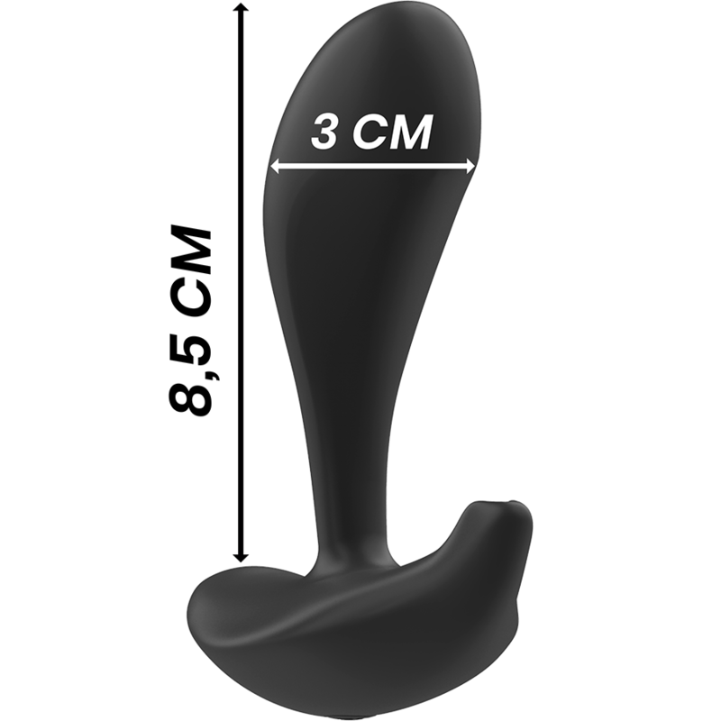 Black&silver - Télécommande En Silicone Pour Plug Anal Dwayne | SexDelice – Image 5
