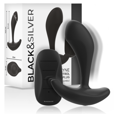 Black&silver - Télécommande En Silicone Pour Plug Anal Dwayne | SexDelice