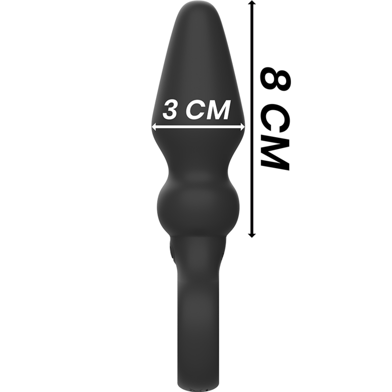 Black&silver - Puissant Plug Anal En Silicone Ozzy | SexDelice – Image 4
