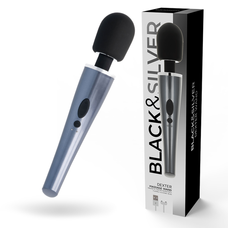 Black&silver - Baguette De Massage Dexter | SexDelice