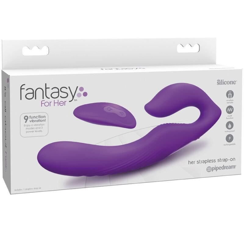 Fantasy For Her - Vibrateur Double Pénétration Télécommande 9 Niveaux Violets | SexDelice – Image 4