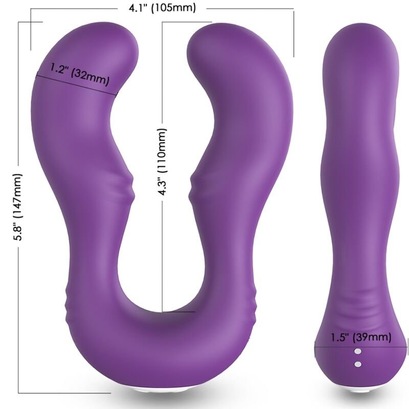 Armony - Vibrateur Seraph Double Télécommande Violet | SexDelice – Image 3