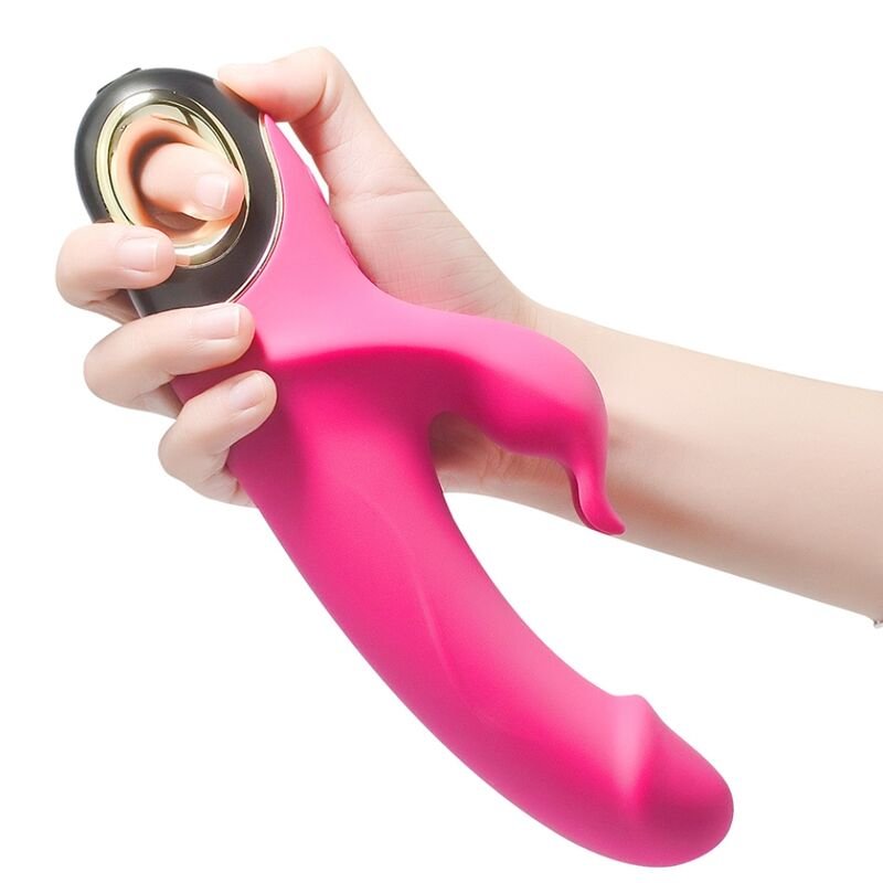 Armony - Meteror Dildo Vibrateur Lapin Rotateur Fuchsia | SexDelice – Image 4