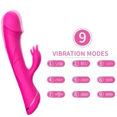 Armony - Gode Vibrateur Lapin Silicone Fuchsia | SexDelice