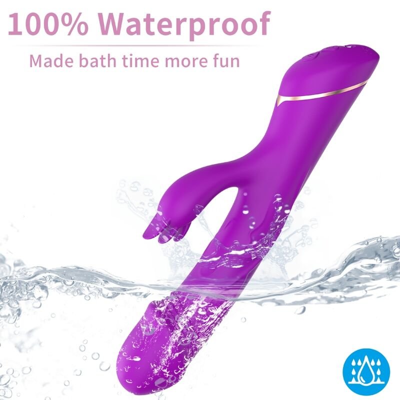 Armony - Gode Vibrateur Lapin Silicone Violet | SexDelice – Image 3