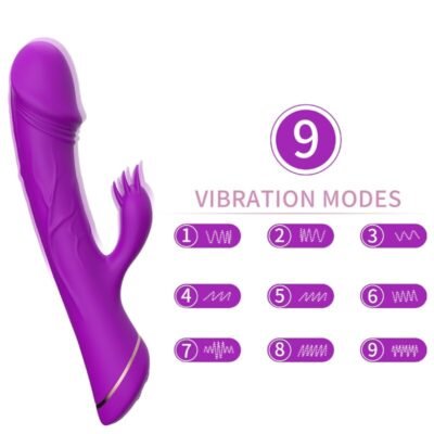 Armony - Gode Vibrateur Lapin Silicone Violet | SexDelice