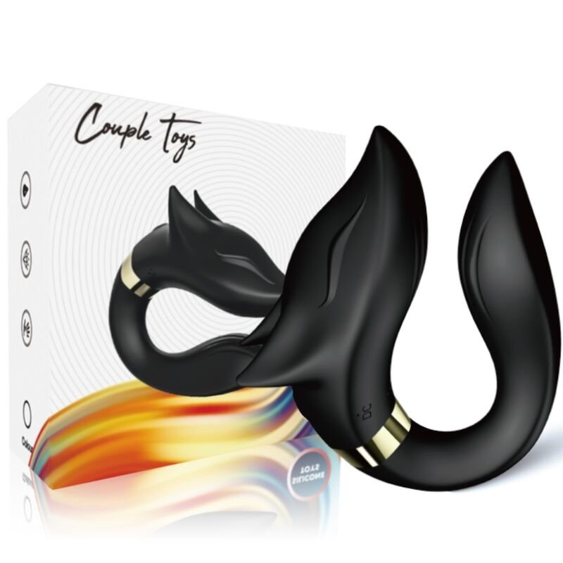 Armony - Vibrateur Fox Pour Couples Télécommande Noir | SexDelice – Image 4