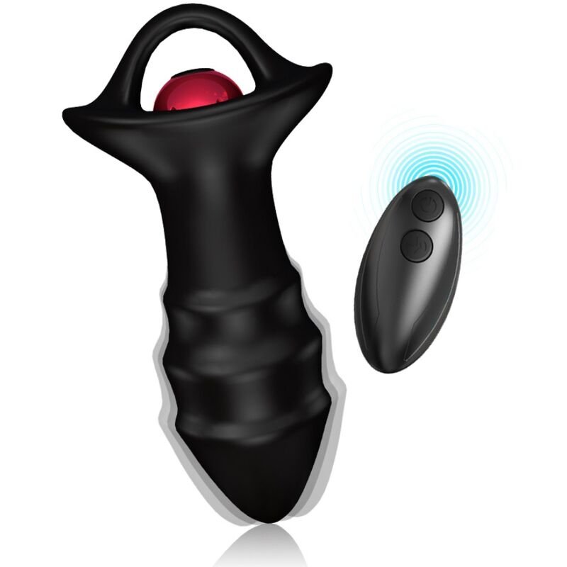 Armony - Vibrateur Doigts Kylin Et Télécommande De Plug Anal Noir | SexDelice