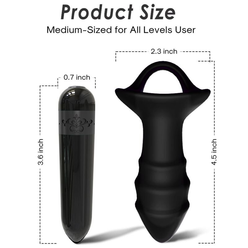 Armony - Vibrateur Doigts Kylin Et Télécommande De Plug Anal Noir | SexDelice – Image 4