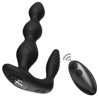 Armony - Manfun Vibrateur & Stimulateur Anal Plug Télécommande Noir | SexDelice