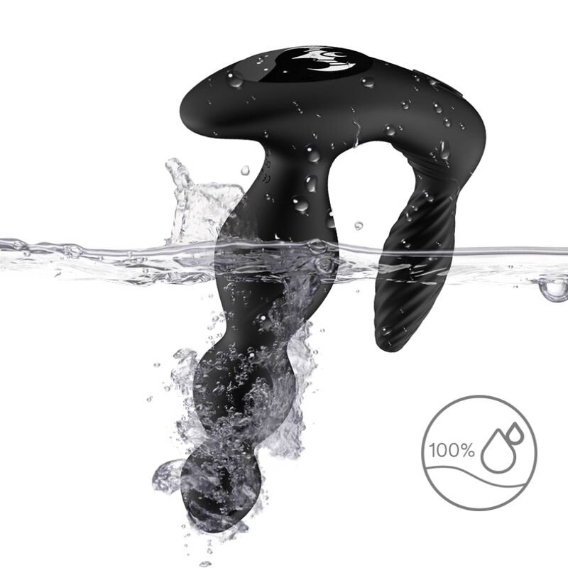 Armony - Manfun Vibrateur & Stimulateur Anal Plug Télécommande Noir | SexDelice – Image 3