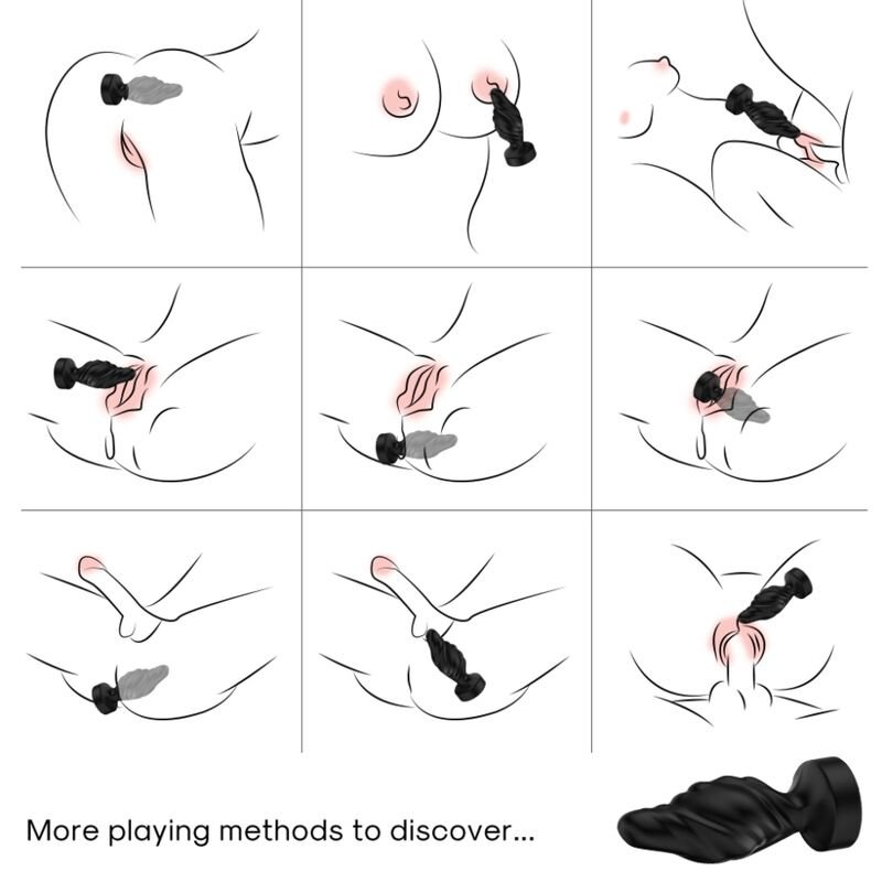 Armony - Vibrateur & Plug Anal Télécommande Noir Noir | SexDelice – Image 2