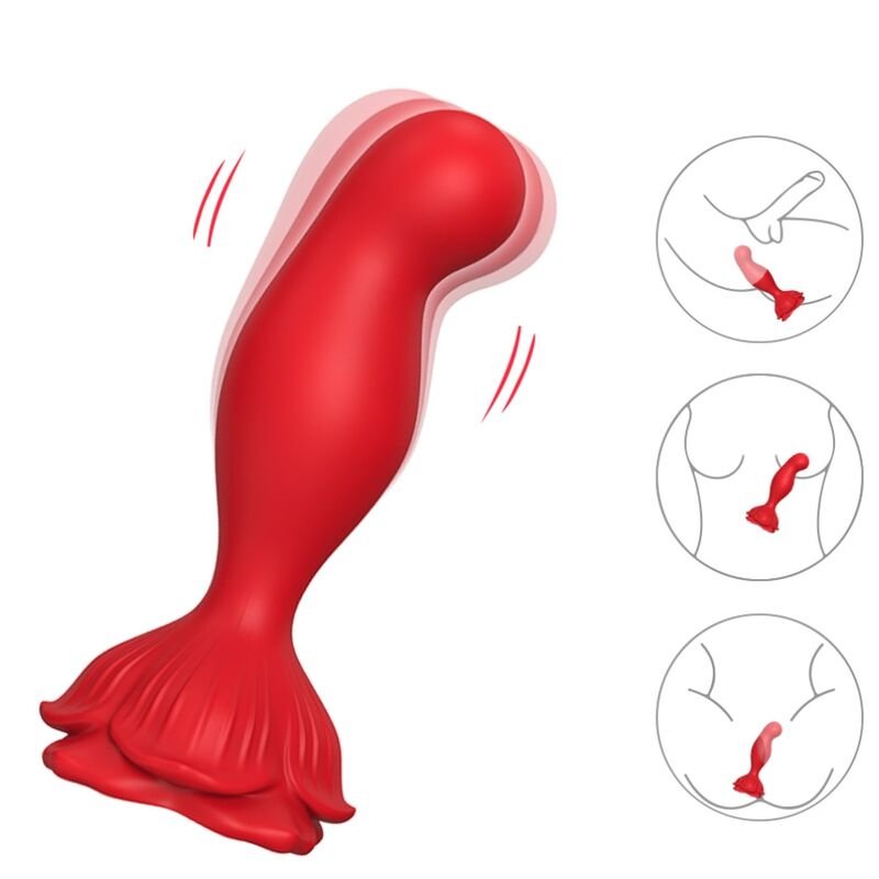 Armony - Vibrateur Rose & Plug Anal Télécommande Rouge | SexDelice – Image 4