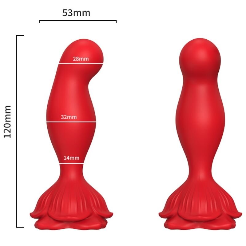 Armony - Vibrateur Rose & Plug Anal Télécommande Rouge | SexDelice – Image 2