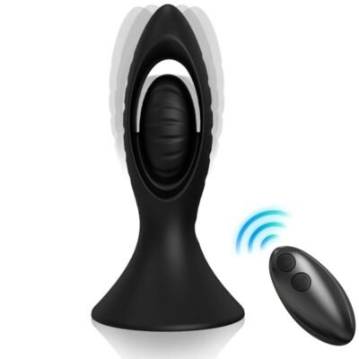 Armony - Vibrateur & Plug Anal Silicone Noir | SexDelice