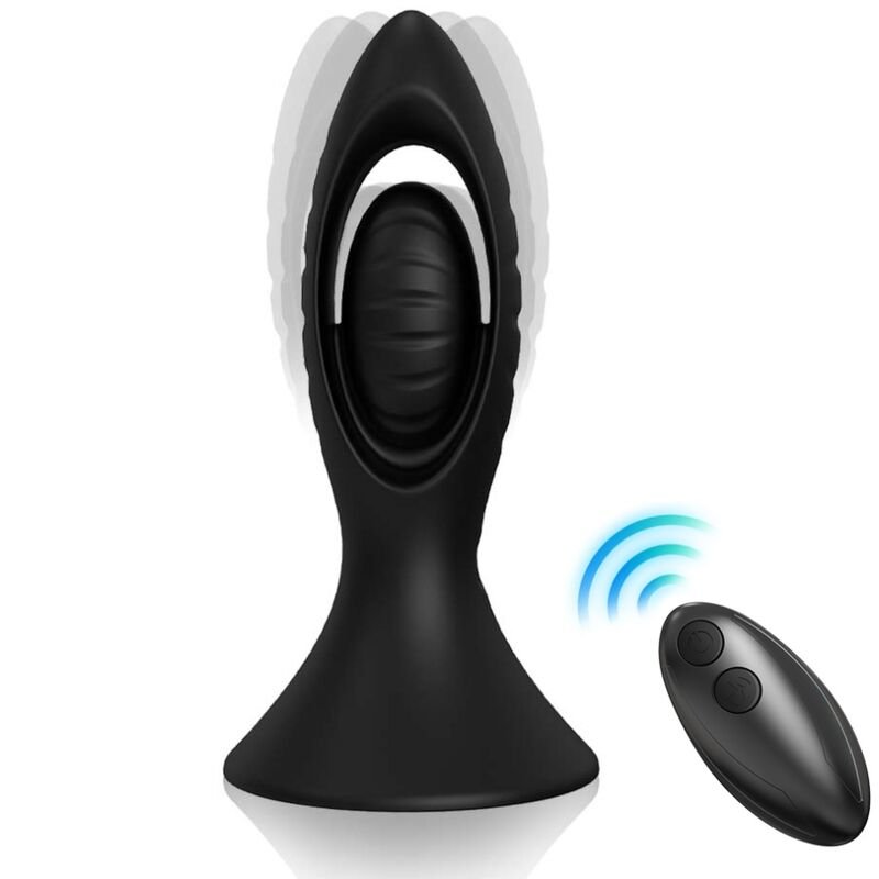 Armony - Vibrateur & Plug Anal Silicone Noir | SexDelice