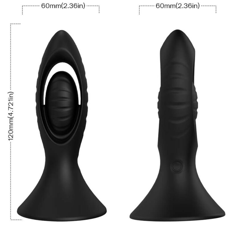 Armony - Vibrateur & Plug Anal Silicone Noir | SexDelice – Image 4