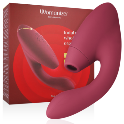 Womanizer - Duo 2 Stimulateur Bordeaux | SexDelice