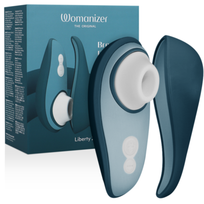 Womanizer - Liberty 2 Stimulateur De Clitoris Et Aspiration Bleu | SexDelice