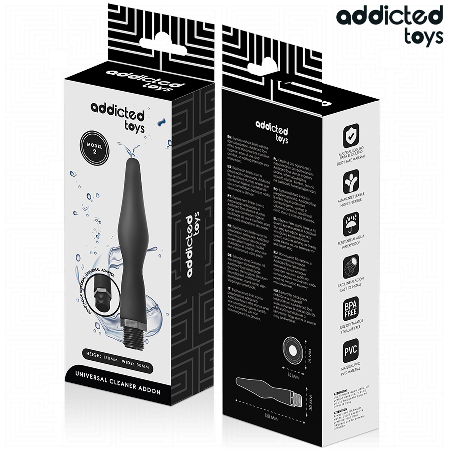 Addicted Toys - Nettoyeur Anal Avec Adaptateur Universel Modèle 2 | SexDelice – Image 7