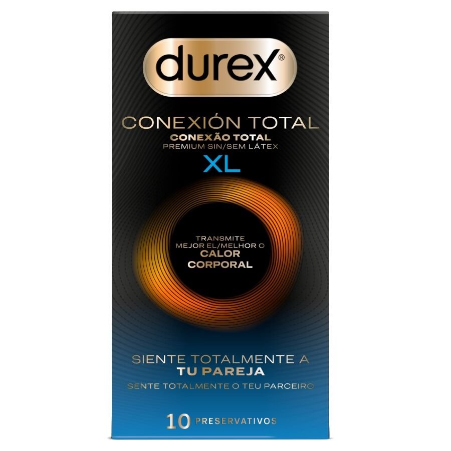 Durex - Connexion Totale XL Ultra Fine Plus Sans Latex 10 Unités | SexDelice