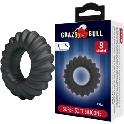 Crazy Bull - Bague En Silicone Fitz Modèle 8 | SexDelice
