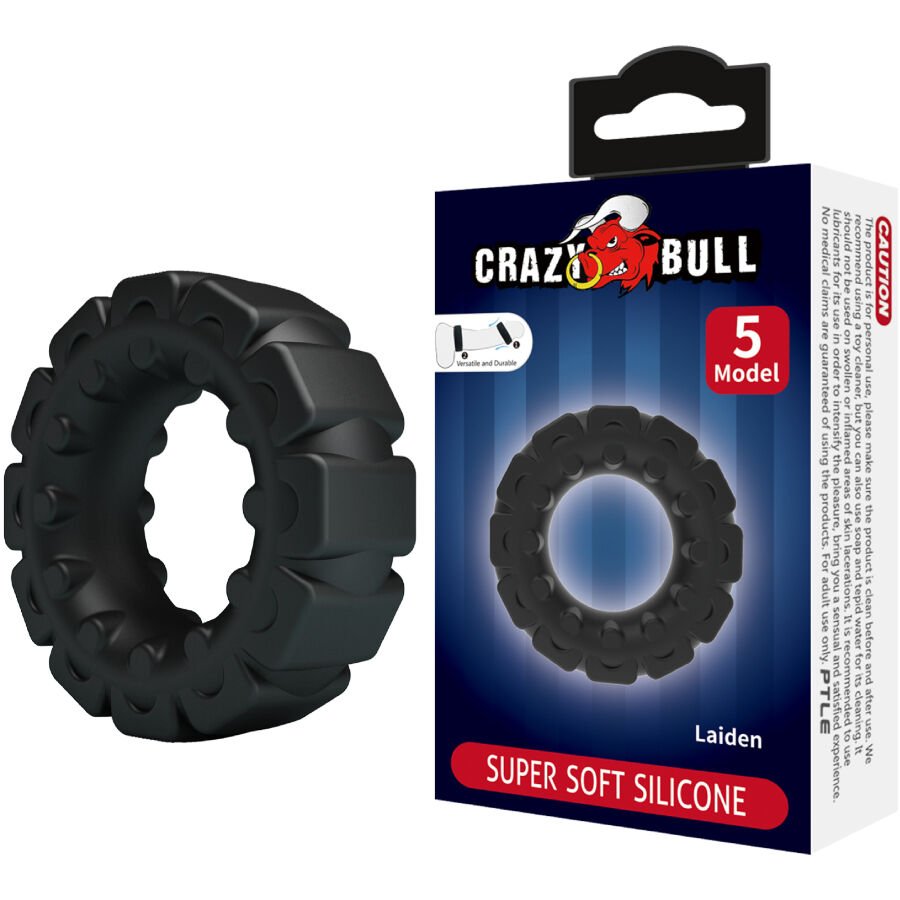 Crazy Bull - Bague En Silicone Laiden Modèle 5 | SexDelice