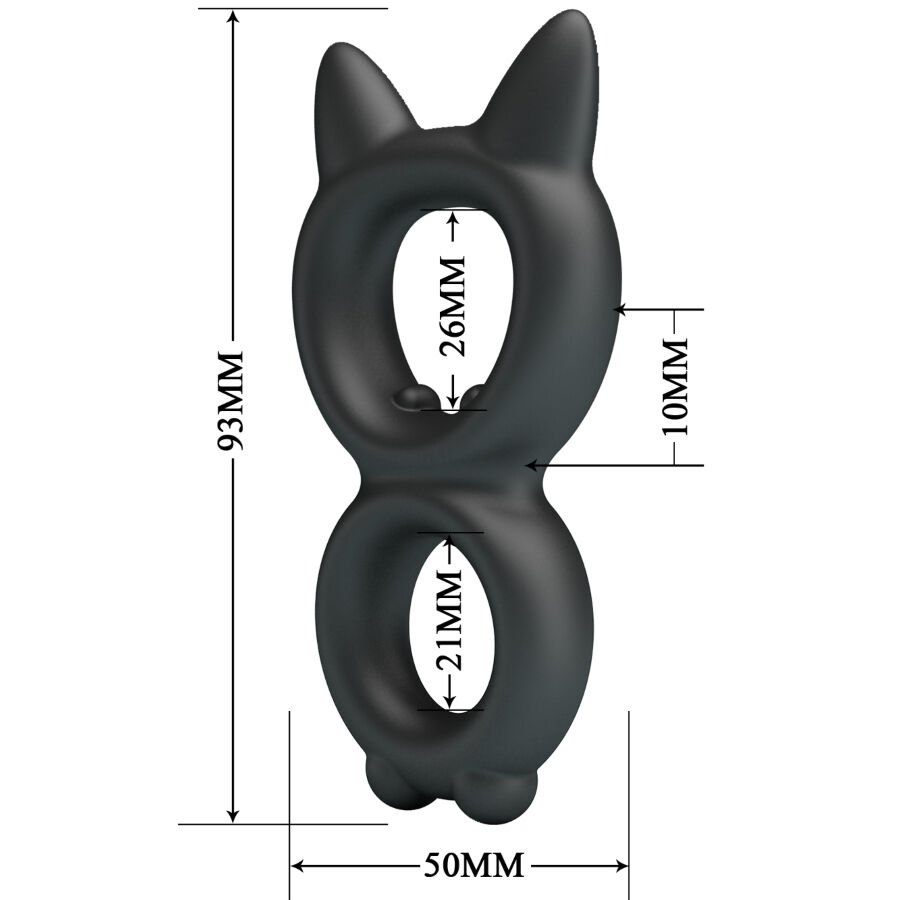 Crazy Bull - Bague Double En Silicone Toran Modèle 20 | SexDelice – Image 6