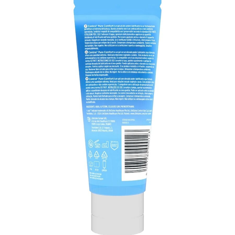 Control - Pure Comfort Lubrifiant Hydratation Intense 80 ML | SexDelice – Image 2