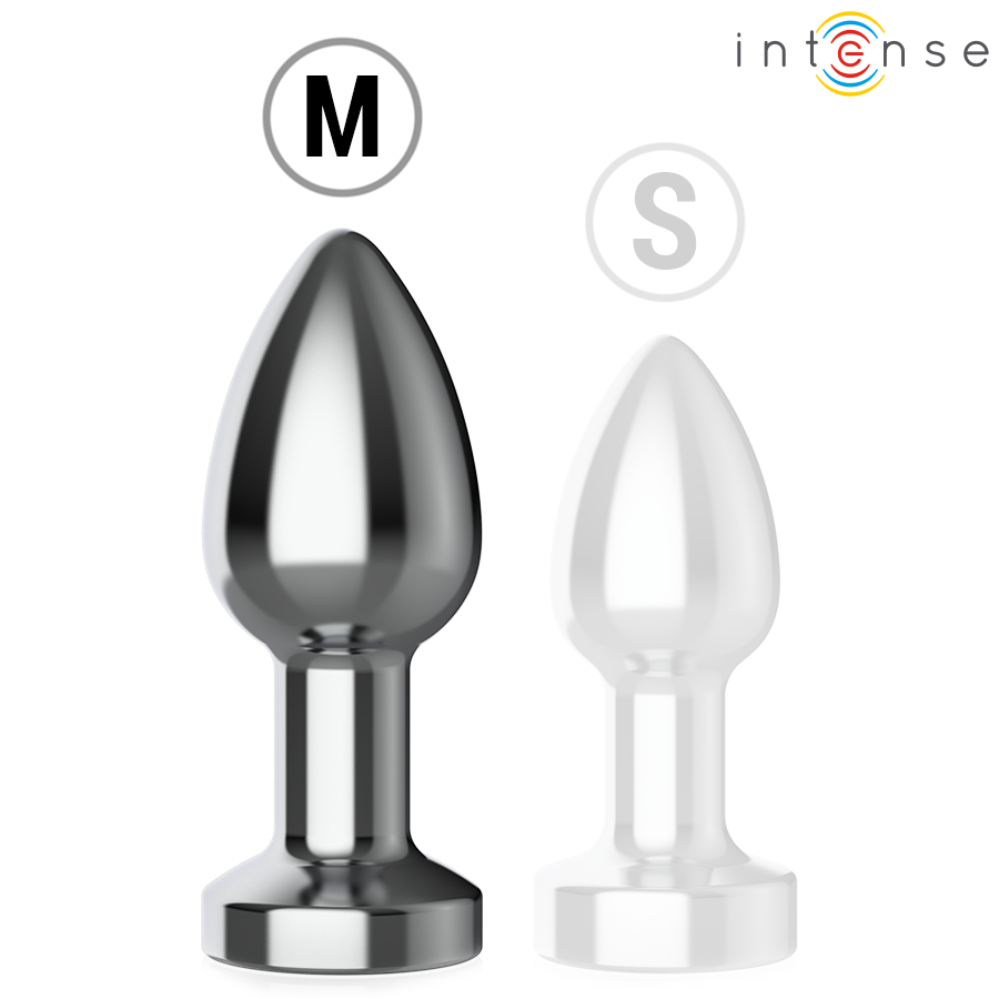 Intense - Plug Anal Vibrant En Métal Avec Lumières LED Et Télécommande - Taille M | SexDelice – Image 7