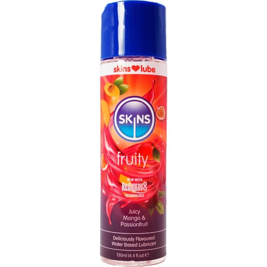 Skins - Lubrifiant Fruité À Base D'Eau Mangue & Fruit De La Passion 130 ML | SexDelice