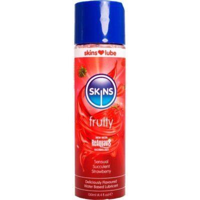 Skins - Lubrifiant Fruité À Base D'Eau Fraise 130 ML | SexDelice